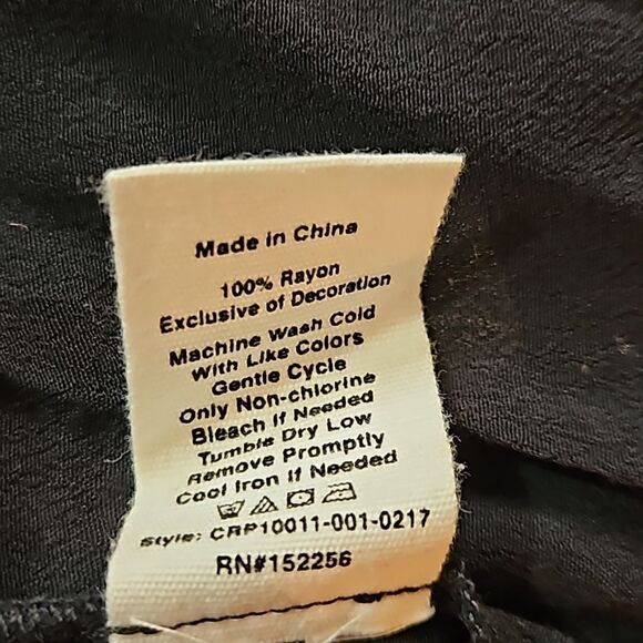 Avec Les Filles Black side slit dress size Small - Picture 13 of 13